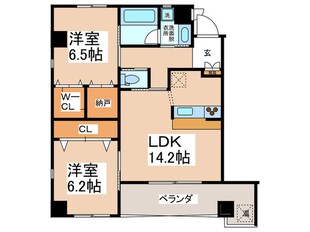 AXIS　LIFE　TSURUHARAの物件間取画像